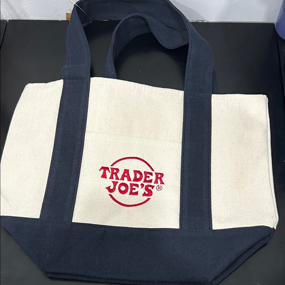 Trader Joe's Mini Canvas Tote Bag - Picture 6 of 8